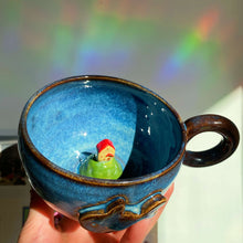 Load image into Gallery viewer, House on the cliff cup/saucer(food safe)