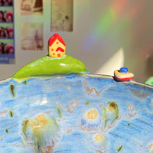 Load image into Gallery viewer, House on the cliff bowl (food safe)